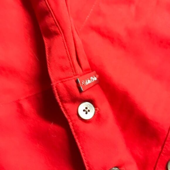 Calvin Klein size XS re red blouse in perfect condition - Picture 2 of 4